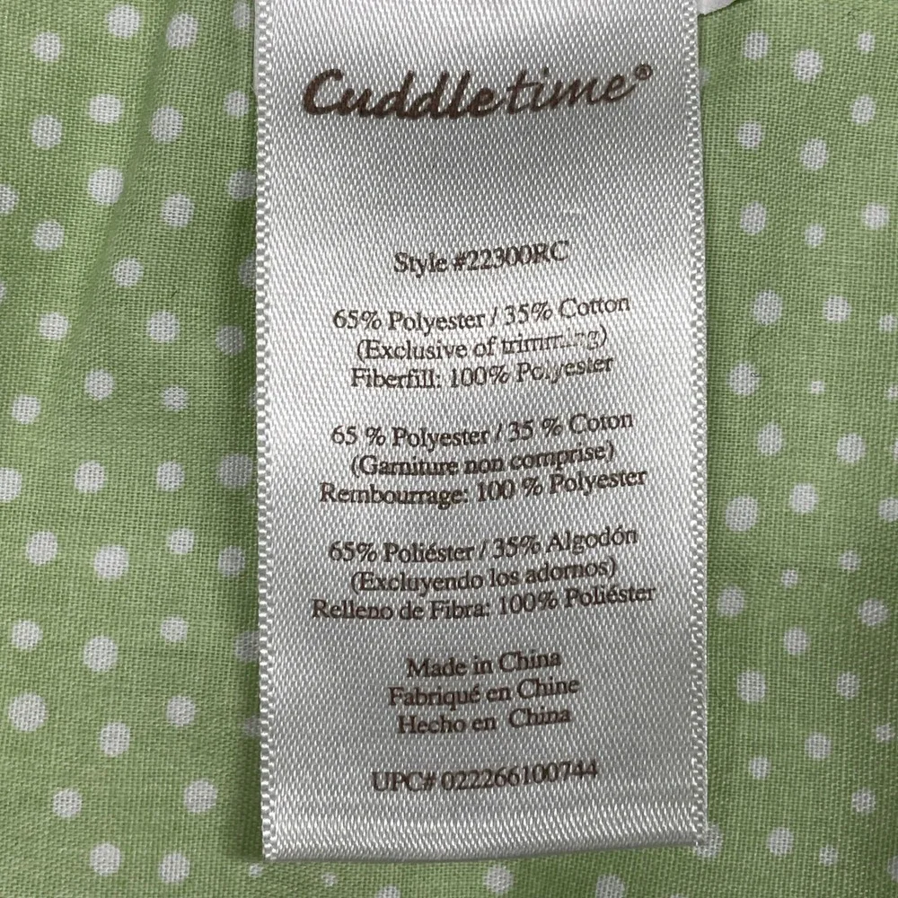 Cuddletime Jungle Safari Baby Quilt Kids Multicolor Applique 22300RC 40x31